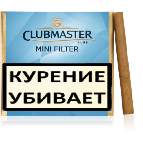 Сигариллы Clubmaster Mini Blue Filter (10 шт)