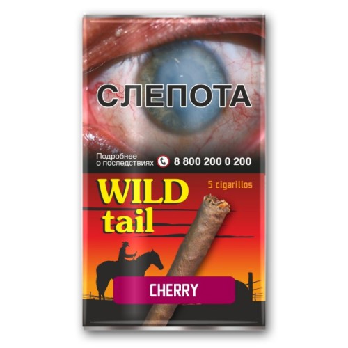 Сигариллы Wild Tail Cherry  (в кисете) 5 шт.
