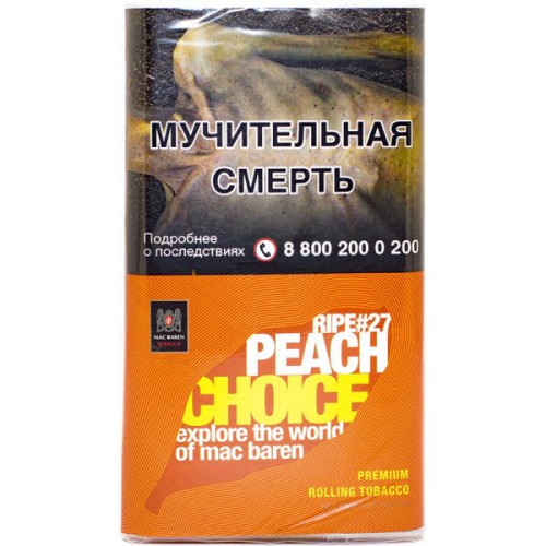  Сигаретный табак Mac Baren Peach Choice