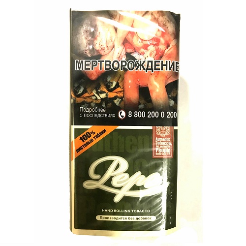 Cигаретный табак  Pepe Dark green 30гр