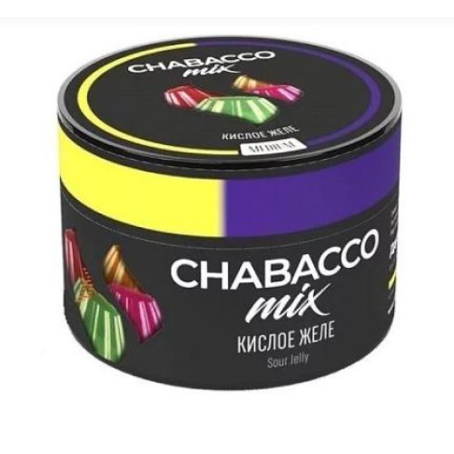 Бестабачная смесь для кальяна Chabacco Mix Medium -  Sour Jelly (Кислое Желе) 50 гр