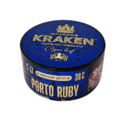 Табак для кальяна Kraken Medium Seco - Porto Ruby (Портвейн), 30 гр.