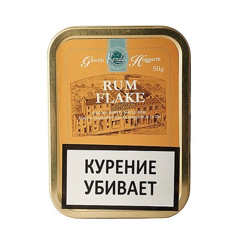 Трубочный табак Gawith & Hoggarth - Rum Flake (банка 50 гр.) 