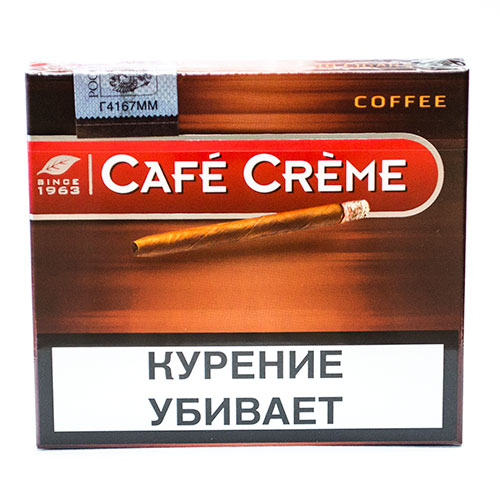 Cигариллы Cafe Creme  Cofee 10 шт. (картон)