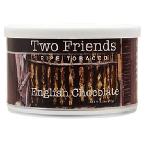 Трубочный табак Two Friends English Chocolate, банка 57 гр 