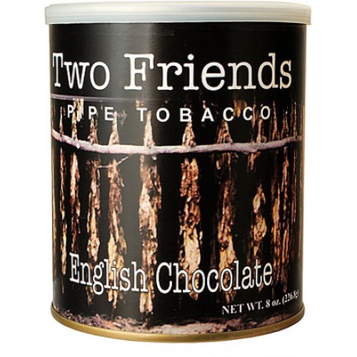 Трубочный табак Two Friends English Chocolate, банка 227 гр 